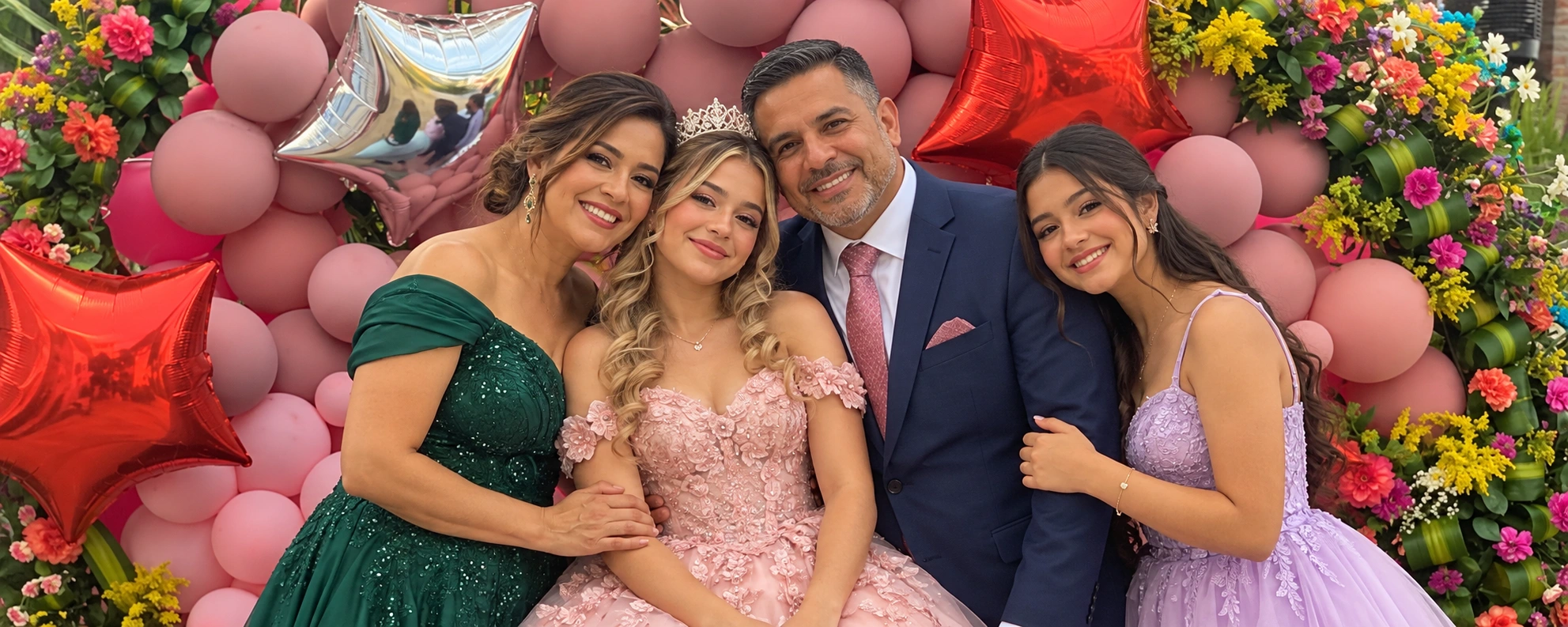 Fiesta de quince años en un lugar privado